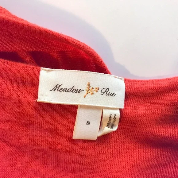 Host pick 🎉 🎈 Anthropology Meadow Rue 100% linen top - Picture 10 of 13